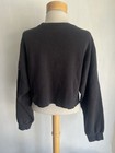 Harley-davidson Motorcycles Chicago Vintage 80s L s Cropped Sweatshirt Sz Medium