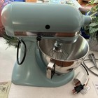 Kitchenaid Deluxe 4 5qt  Tilt-head Stand Mixer Ksm97mi Teal blue