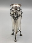 Antique Gorham Sterling Silver Bud Vase  4 5 8   Adorned With Griffin s