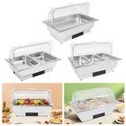 Commercial Electric Countertop Food Warmer Buffet Kitchen Restaurant Hot 9 51qt