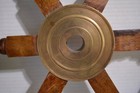 Nautical Beach Ship Wheel Wooden Steering Wheel 24  Maritime Boat Ships Captains