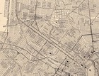 1908 Antique New Orleans Louisiana City Map Street Map Of New Orleans 2143