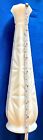 Vintage Mid Century Modern Mcm Starburst White Milk Glass Bud Vase 9  Set  2 