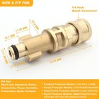 Brass Pressure Washer Gun Adapter electric Power Accessory    