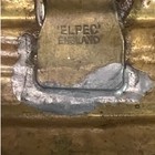 Vintage Elpec England Embossed Brass Wall Plaque Colonial Scene 11 5 Inch Plate