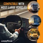 Bus And Truck Steering Wheel Cover  18 Inches      Semi Truck  Vegan Leather Grip 