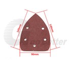 Triangle Sanding Pads Assorted Sandpaper Hook And Loop Mouse Sanding Sheets