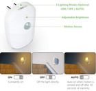 Maz-tek Plug In Motion Sensor Dimmable Night Light  Soft Warm White Led 2 Pack