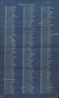 Vintage 1930 Boston   Albany Railroad Official List Of Engineers Roster 3 Pages
