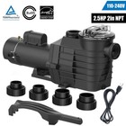 110-240v 2 5hp Swimming Pool Pump Inground 98ft Hmax 9000gph 2   Npt For Hayward