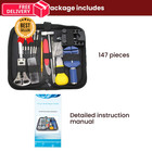 Gadgetime Usa Watch Repair Kit  147 Pieces  - Professional Service Set With   