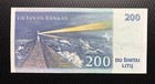 Lithuania 200 Litu 1997 P-63 Prefix Ad