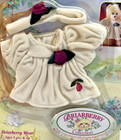 Vintage Bnip 1999 Fisher Price Briarberry Bear Velour Dress   Headband Outfit