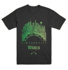 Wicked The Musical Broadway Show Unisex  New York City Clock T-shirt New