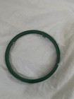 Cross Stitch Hoop Embroidery 6 Inch Plastic Green Vintage Round Unbranded