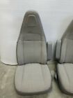 97-23 Chevy Express gmc Savana Van Pair Lh   Rh Gray Cloth Power Bucket Seats