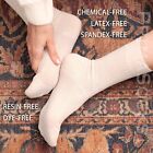 100  Organic Raw Cotton Crew Socks - Gots Certificated   Undyed   Unbleached