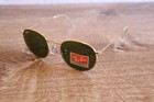 Ray-ban Sunglasses Rb3447 Round Metal Gold Frame Green Classic Lens 50mm Unisex