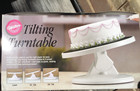Wilton Tilting Turntable Tilt-n-turn Cake Decorating Stand All White Color