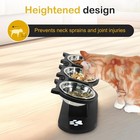 Pet Feeder 3 Bowl Elevated Pet Bowl Cat Dog Water Food Bowl Pet Supplies