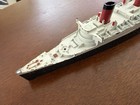 Rare Vintage British Royal Mail Steamer Rms Queen Mary Ship Metal Model 10  