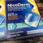4 Count New Nicoderm Cq Step 1 Stop Smoking Patches 64 Total      Ship Ext Release