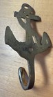 Vintage Antique Brass Navy Nautical Anchor Coat Hook Wall Hanger - Usa Ship