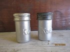 Vintage Lot Of 2 Extra Small Empty Kodak Tin Film Canisters