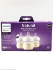 Philips Avent 3pk Natural Baby Bottle With Natural Response Nipple - Clear - 4oz