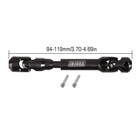 Injora Steel Heavy-duty Drive Shaft For 1 10 Rc Car Crawler 94-119mm  Black 