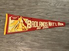 Vintage Badlands National Monument Pennant Dinosaur Vampire Peak South Dakota