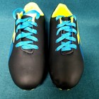 Diadora Avanti Md Jr Kids Soccer Cleats Black   Blue Size 1 5