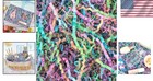 Easter Grass Basket Filler 4 5oz 6-color Crinkle Cut Paper Shred For Gift Bas   