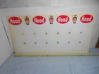 Vintage Hood Ice Cream In Store Pricing Board 2 Sided Plastic Adv  Sign  - X 123