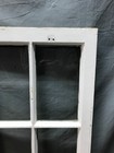 Pair Antique Shabby Exterior 8 Lite 18x54 Vtg Casement Windows Chic Old 1731-25b