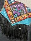 Vintage Screen Stars 80   s Southwest Style Tshirt Black Xl Fringe Amazing