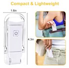 Led Clip Book Light Usb Rechargeable Book Reading Brightness Adjustable Portable