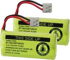 2-pack Rechargeable Replacement Batteries 2 4v 500mah For Vtech Cordless Phones