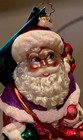 Christopher Radko Glad Stridings Santa Glass Ornament Retired Holiday Rare Nwt