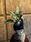 Vintage Chinese Cloisonne Enamel Carved Female Sculpture Figurine Export 