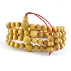 Pure Genuine Sandalwood Fragrant Buddhist Mala 108 Prayer Beads Necklace 08mm