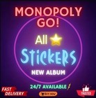 Monopoly Stickers Go  All 1-5      partners Event  Super Fast 24 7     Best Deals