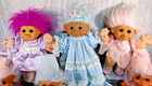 Vintage Russ Berrie Co  Ace Novelty Lot Of 6 Troll Dolls 8    12  Collectibles