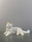 Rare Lustre Glaze Cat   the Curio  Cat Collection  By Franklin Mint