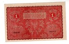 Poland Poland Billet 1 Marka 1919 P23 Vf Good Condition