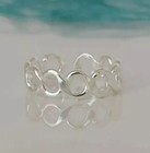 New Year Gift For Women s Adjustable Toe Ring Solid Metal 925 Sterling Silver