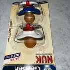 Gerber Nuk Orthodontic Pacifiers Size 3 Toddler 18m  2 Pack Rubber Latex Blue