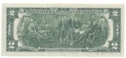 1976 Two Dollar   2 00  Bill With First Day Bicentennial Postal Stamp
