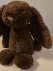 Jellycat Bunny Chocolate Brown Medium Plush Stuffed Animal 12      