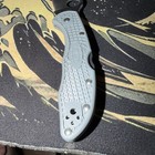 Spyderco Delica 4 C11fpgy New Vg-10 Gray Frn Plain Edge Folding Knife